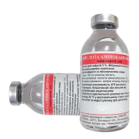 Фото Аминокапроновая кислота фл. 50мг/мл 5% 100мл №1