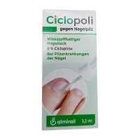 Фото Циклополи (Сiclopoli) Циклопирокс 8% лак от грибка ногтей 3.3мл